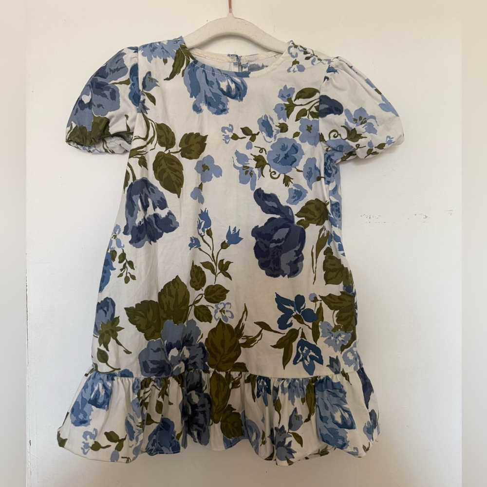 Reformation girls Floral Puff Sleeve Dress size 2t